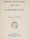 [Gutenberg 54143] • English Lands, Letters and Kings, vol. 4: The Later Georges to Victoria